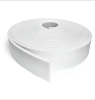 Painel Ripado Decorativo Eva Autocolante 3cm - 40 Metros Branco